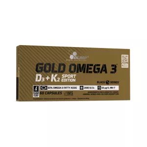 Olimp Gold Omega 3™ D3+K2 Sport Edition - 60 kapsúl