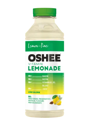 OSHEE Vitamínová limonáda citrón a borovica 555 ml