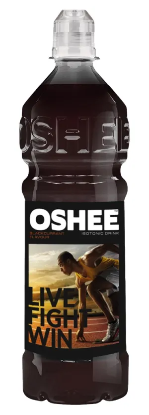 OSHEE Izotonický nápoj čierne ríbezle 750 ml - 12 ks