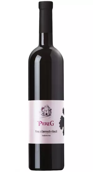 PEREG, víno z čiernych ríbezlí 0,75L